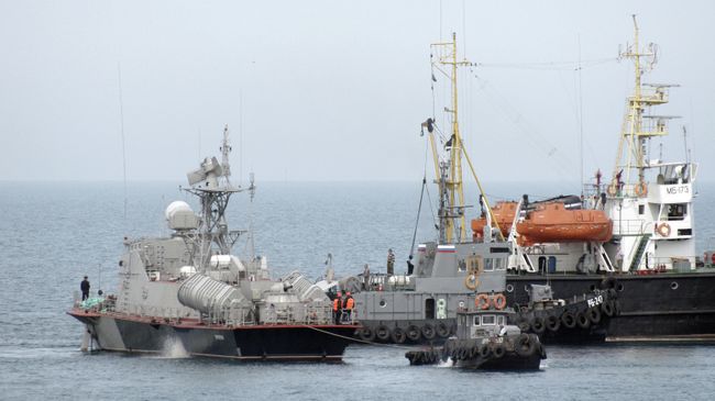 Ракетный катер Прилуки (U153) военно-морских сил Украины. Архивное фото Ракетный катер Прилуки (U153) военно-морских сил Украины. Архивное фото