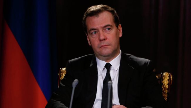Председатель правительства России Дмитрий Медведев