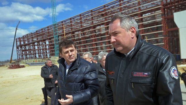 Дмитрий Рогозин посетил строящийся космодром Восточный Дмитрий Рогозин посетил строящийся космодром Восточный