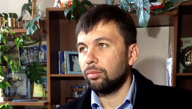 Председатель Временного коалиционного правительства Донецкой народной республики Денис Пушилин Председатель Временного коалиционного правительства Донецкой народной республики Денис Пушилин