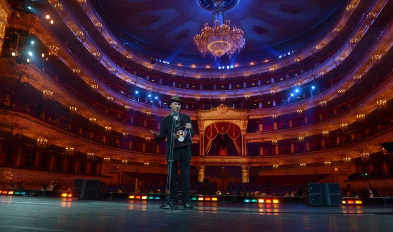 Главный режиссер театра Thalia в Гамбурге Люк Персеваль на церемонии вручения премии Золотая маска Главный режиссер театра Thalia в Гамбурге Люк Персеваль на церемонии вручения премии Золотая маска