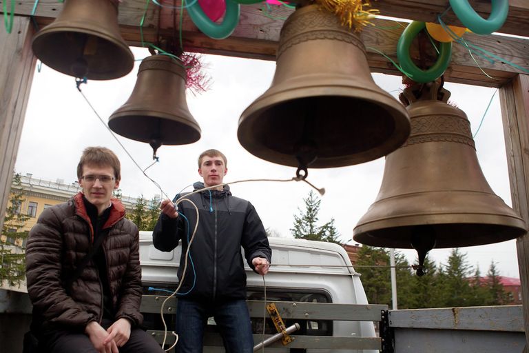 Празднование Пасхи в Томске Празднование Пасхи в Томске