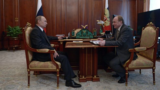 Встреча В.Путина с В.Толстым Встреча В.Путина с В.Толстым