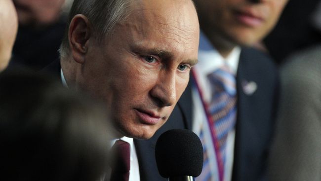 В.Путин принял участие в пленарном заседании I Медиафорума ОНФ