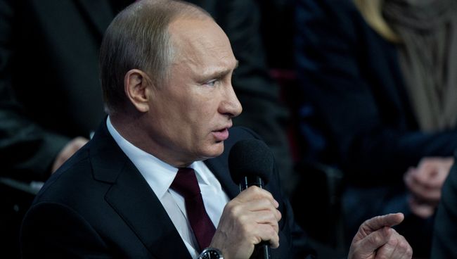 В.Путин принял участие в пленарном заседании I Медиафорума ОНФ В.Путин принял участие в пленарном заседании I Медиафорума ОНФ