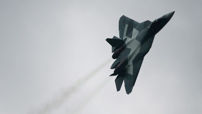 Истребитель Т-50. Архивное фото Истребитель Т-50. Архивное фото