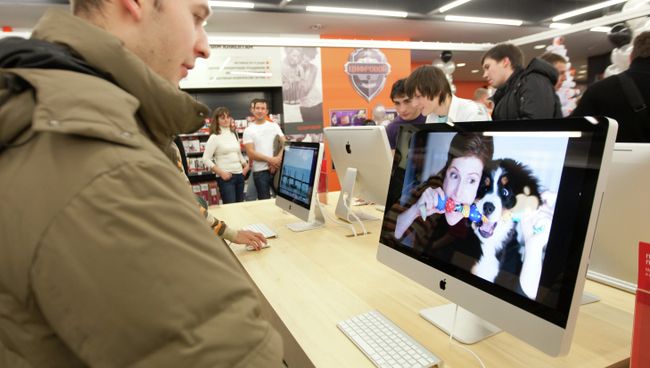 Магазин Apple. Архивное фото Магазин Apple. Архивное фото