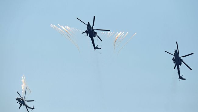 Вертолеты МИ-28Н. Архивное фото Вертолеты МИ-28Н. Архивное фото