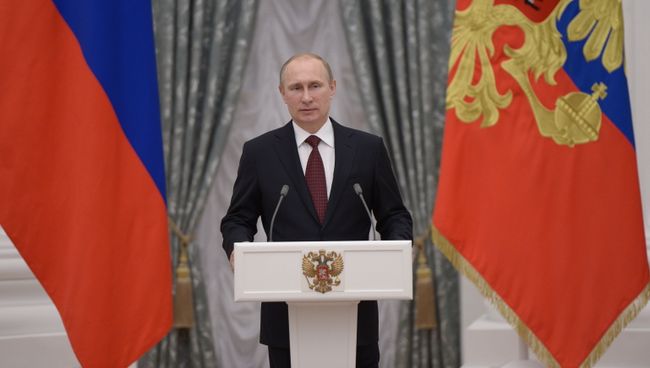Президент России Владимир Путин. Архивное фото