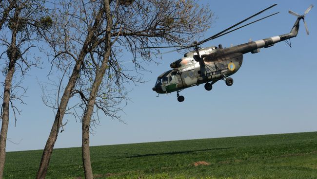 Вертолет Ми-8 вооруженных сил Украины. Архивное фото Вертолет Ми-8 вооруженных сил Украины. Архивное фото