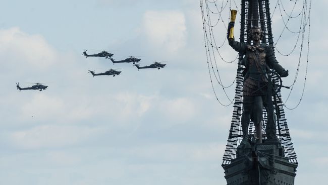 Репетиция воздушной части Парада Победы Репетиция воздушной части Парада Победы