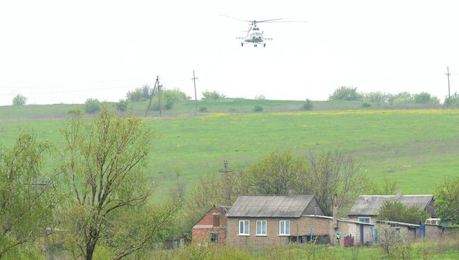 Украинские военные начали штурм города Славянска. Архивное фото
