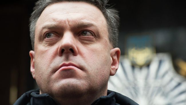Кандидат в президенты Украины Олег Тягнибок