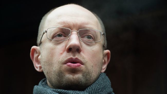 Исполняющий обязанности премьер-министра Украины Арсений Яценюк. Архивное фото