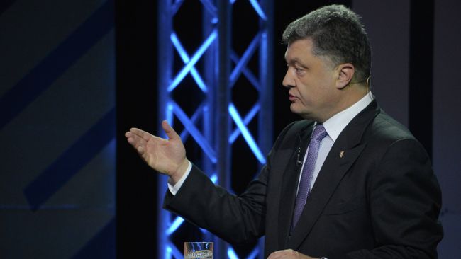 Кандидат в президенты Украины Петр Порошенко