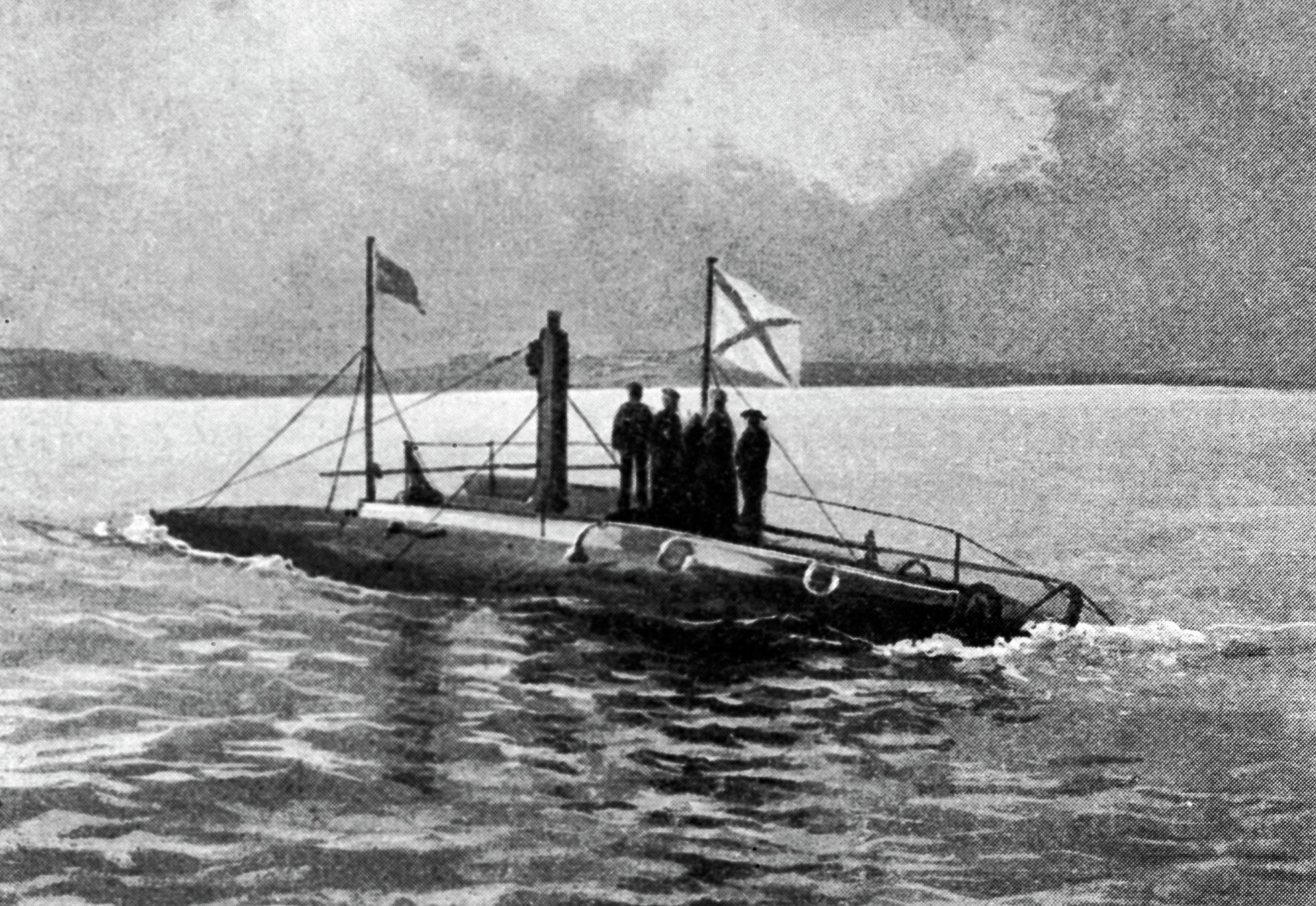 Первая русская подводная лодка Дельфин - РИА Новости, 1920, 24.02.2026