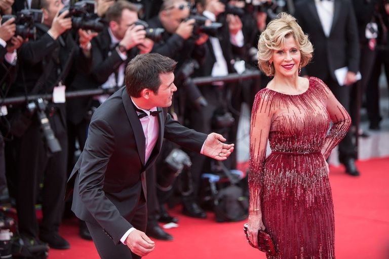 Актириса Джейн Фонда на Красной дорожке церемонии открытия 67-го Каннского фестиваля