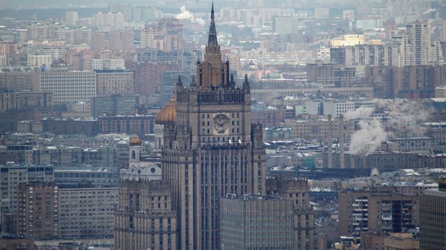 Вид на здание МИД РФ. Архивное фото