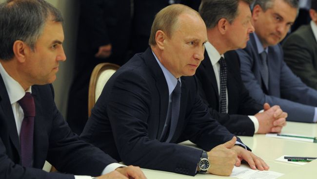 В.Путин встретился с представителями крымских татар