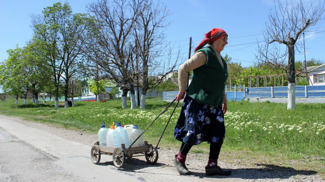 Ситуация с пресной водой в Крыму. Архивное фото