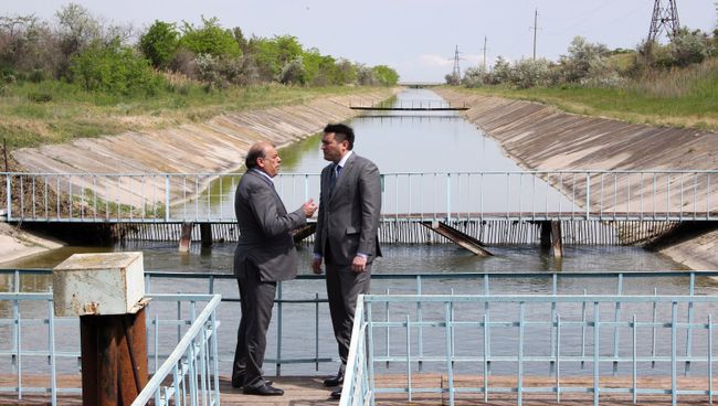 Феодосийское водохранилище начало получать воду из предгорного Крыма