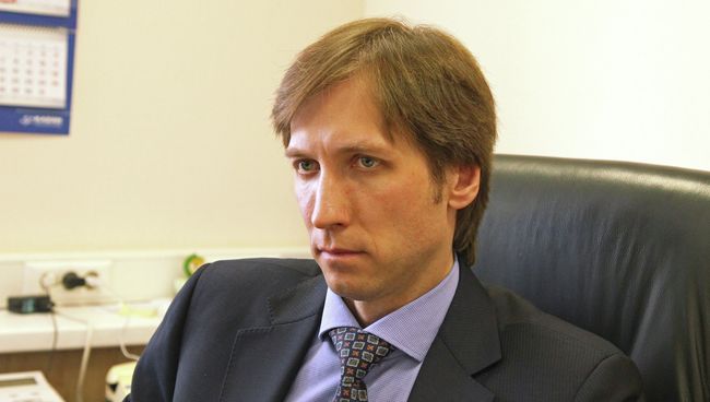 Руководитель делегации Рособоронэкспорта на выставке HeliRussia 2014 Владислав Кузьмичев