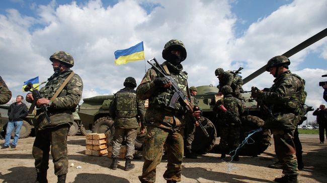 Солдаты украинской армии. Архивное фото