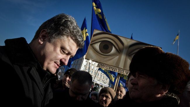 Кандидат в президенты Украины Петр Порошенко