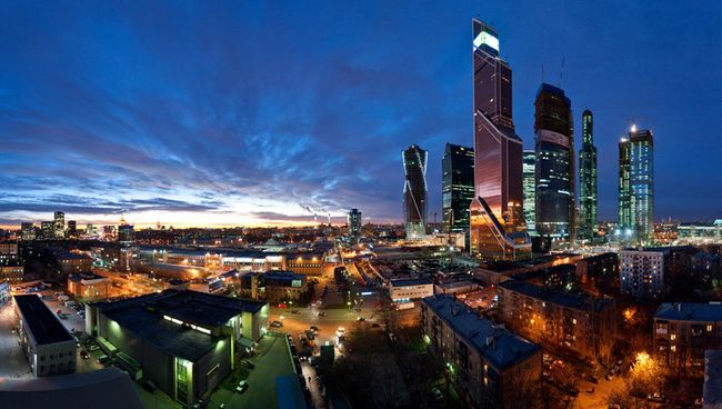 Небоскреб Меркурий Сити, архивное фото Небоскреб Меркурий Сити, архивное фото