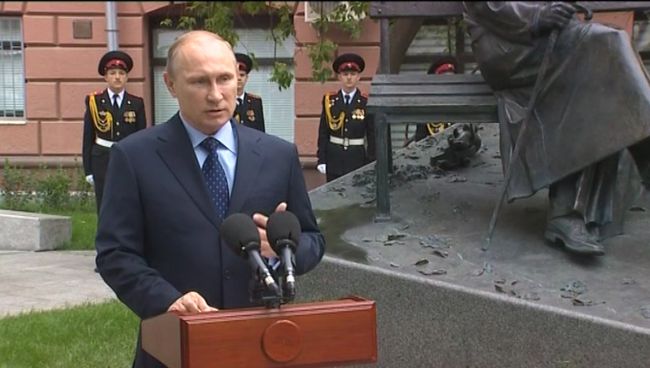 Михалков всегда находил глубокие слова – Путин на открытии памятника поэту