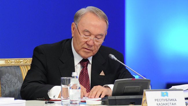 Президент Казахстана Нурсултан Назарбаев. Архивное фото