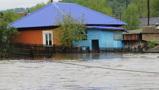 Паводок в Алтайском крае. Архивное фото