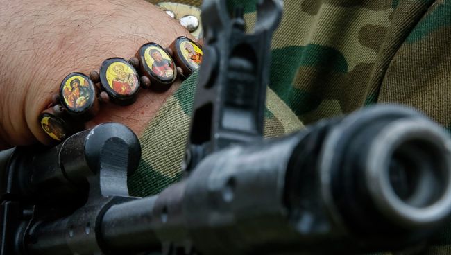 Боец батальона Восток