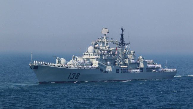 Эсминец Тайчжоу ВМС Китая. Архивное фото