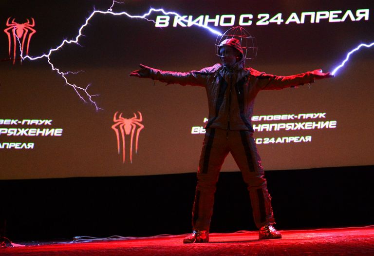 Премьера фильма Новый человек-паук: Высокое напряжение Премьера фильма Новый человек-паук: Высокое напряжение