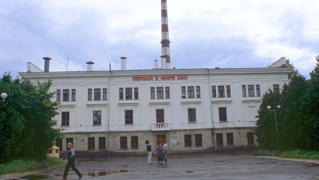 Первая в мире АЭС. Архивное фото Первая в мире АЭС. Архивное фото