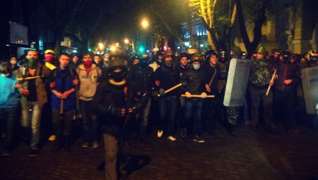 Представители Правого сектора в Одессе. Архивное фото Представители Правого сектора в Одессе. Архивное фото