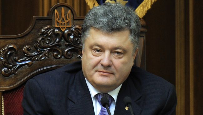 Президент Украины Петр Порошенко, архивное фото