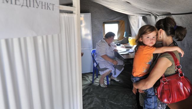 Пункт пропуска и лагерь для беженцев из Украины в Ростовской области Пункт пропуска и лагерь для беженцев из Украины в Ростовской области