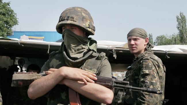 Бойцы Национальной гвардии Украины. Архивное фото