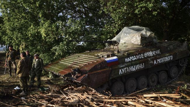 Батальон Призрак народного ополчения Луганска. Архивное фото