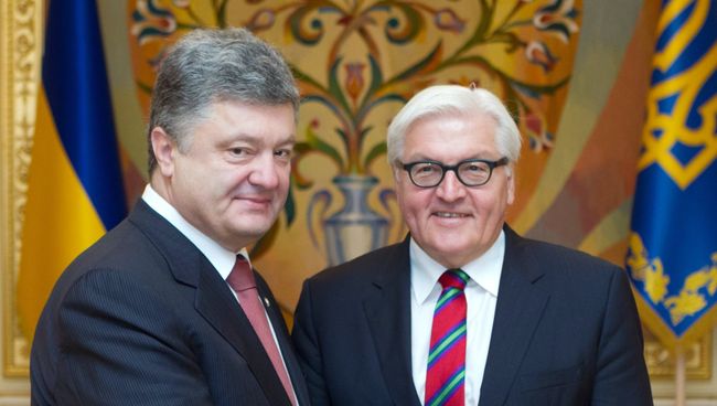 Порошенко и Штайнмайер. Архивное фото