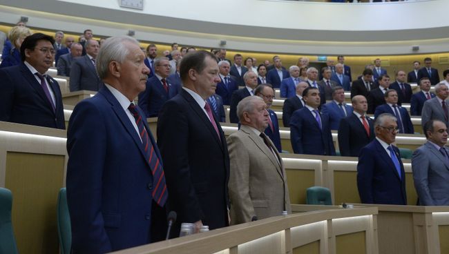 Заседание Совета Федерации РФ. Архив