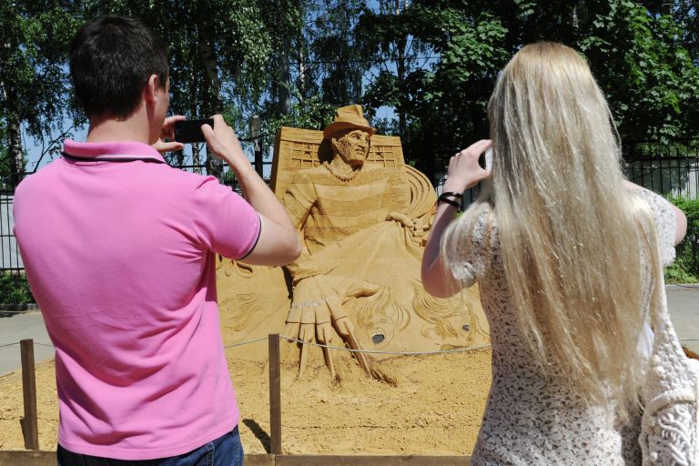 Открытие аллеи звезд Art песок в парке Сокольники Открытие аллеи звезд Art песок в парке Сокольники