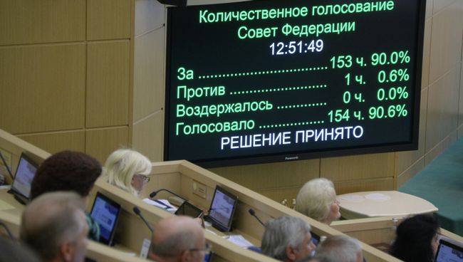 Заседание Совета Федерации РФ 25 июня 2014 Заседание Совета Федерации РФ 25 июня 2014