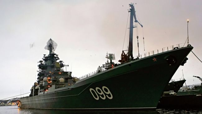 Ракетный крейсер Петр Великий, Северный флот России Ракетный крейсер Петр Великий, Северный флот России