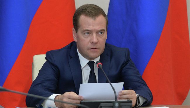 Председатель правительства России Дмитрий Медведев. Архивное фото