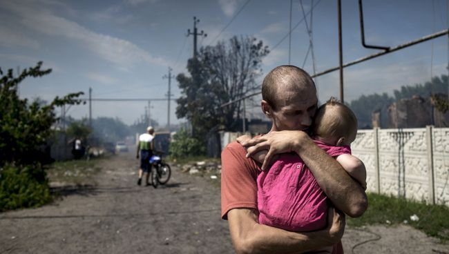 Ситуация в Луганской области. Архивное фото Ситуация в Луганской области. Архивное фото