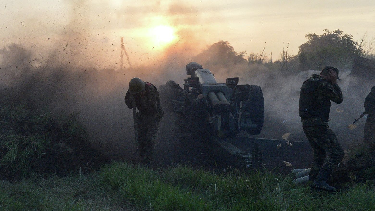 Работа артиллерии ВСУ - РИА Новости, 1920, 04.07.2023