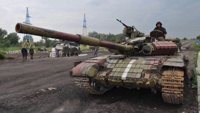 Танк Украинской армии
